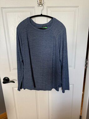 Amazon Blue Long Sleeve Crewneck